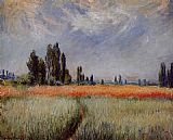 Claude Monet Field of Corn painting